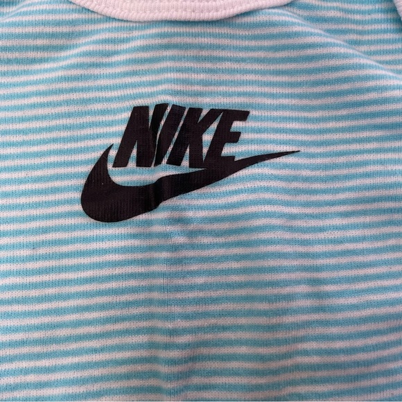 Nike blue and white striped body suit bundle. Size NB. - Picture 5 of 6